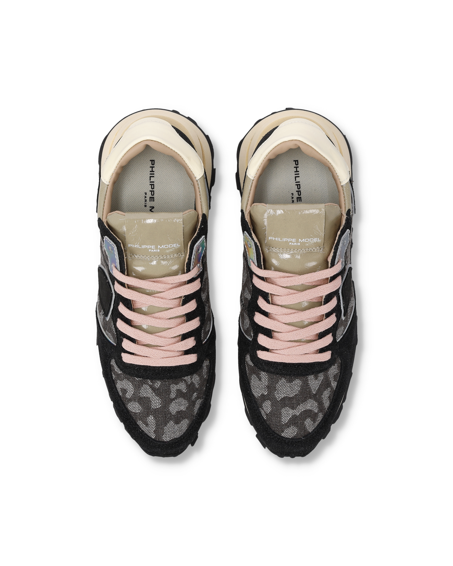 Sneakers Tropez Haute Women, Black Grey
