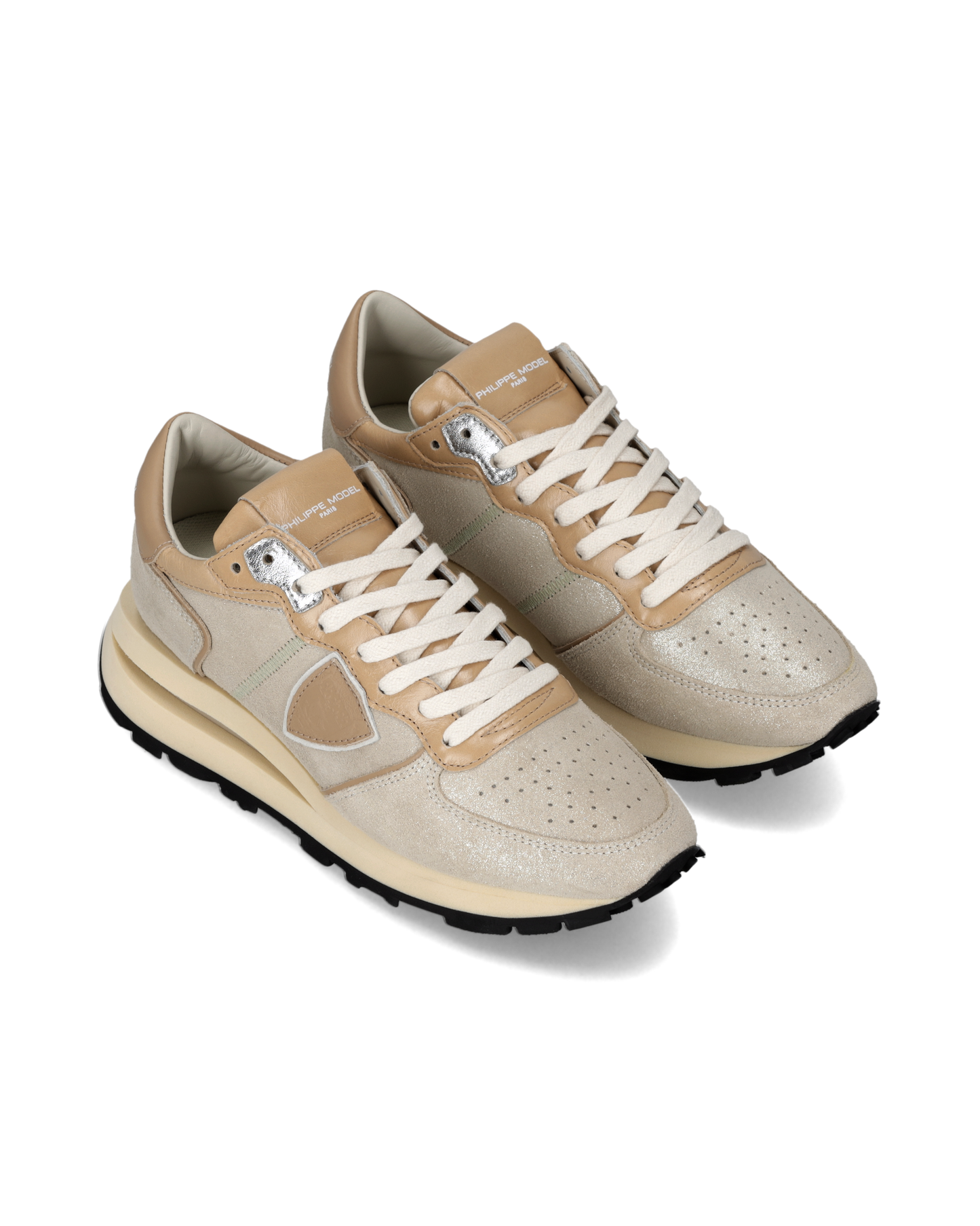 Sneakers Tropez Haute Women, Platinum Cognac