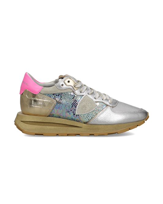 Sneakers Tropez Haute Donna, Silver Multi Color