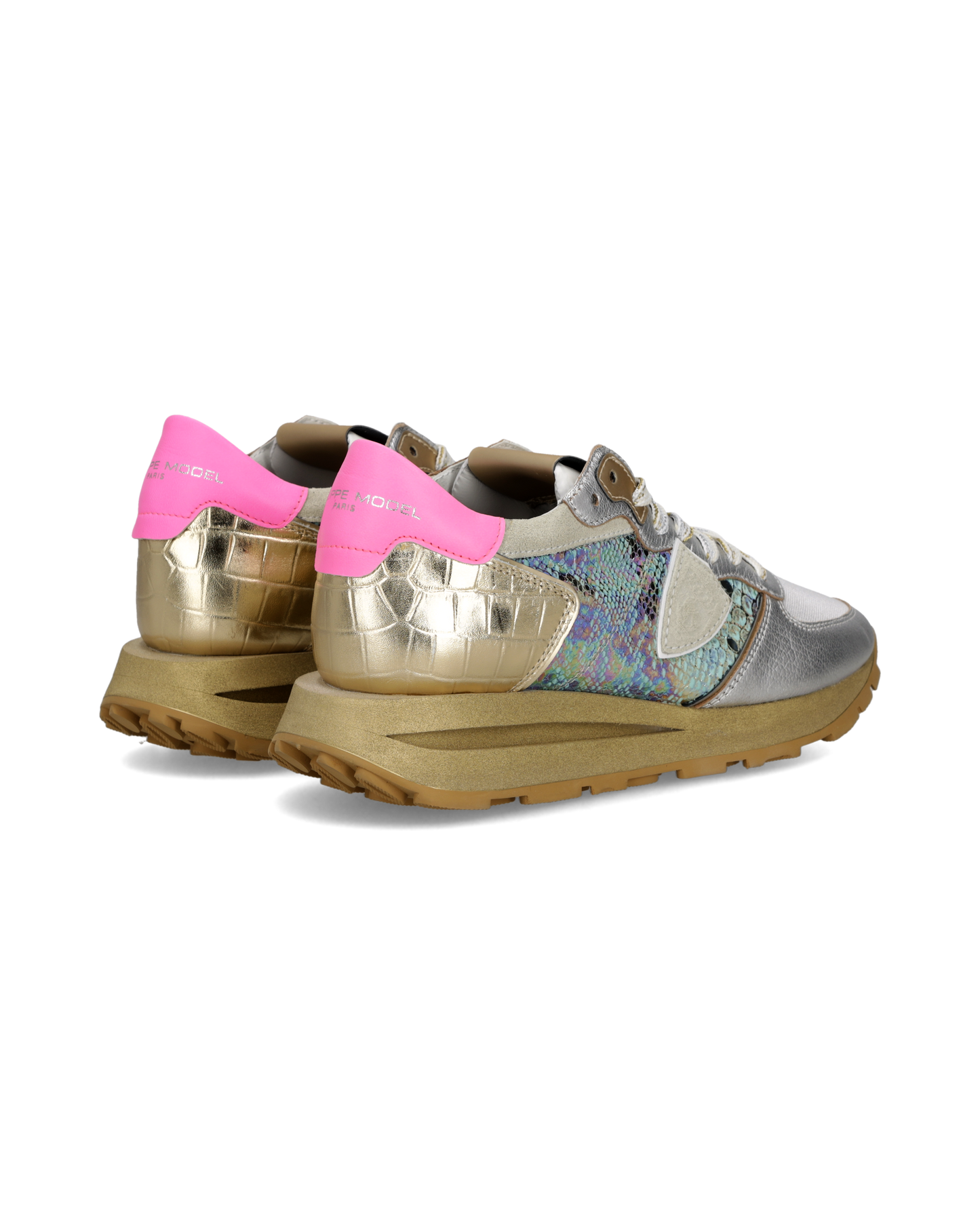 Tropez Haute Sneakers für Damen, Silber Mehrfarbig