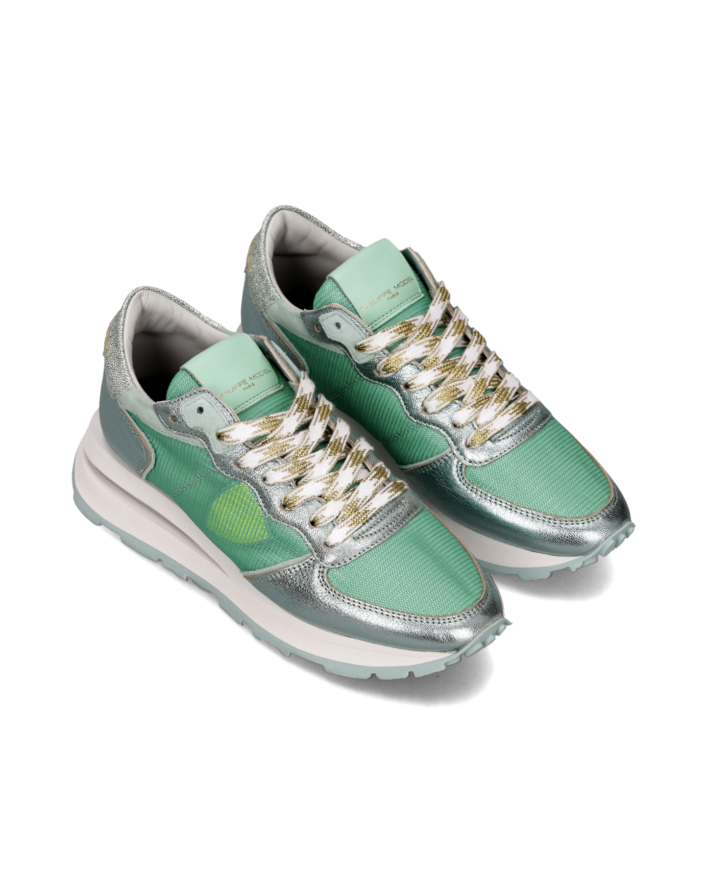 Sneakers Tropez Haute Donna, Verde Acqua