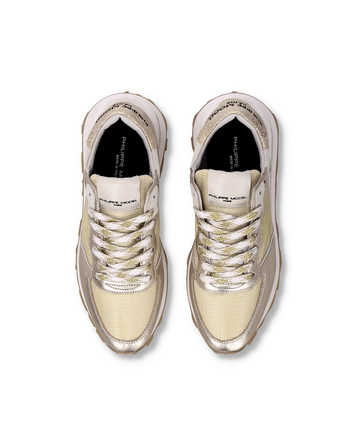 Sneakers Tropez Haute Donna, Beige