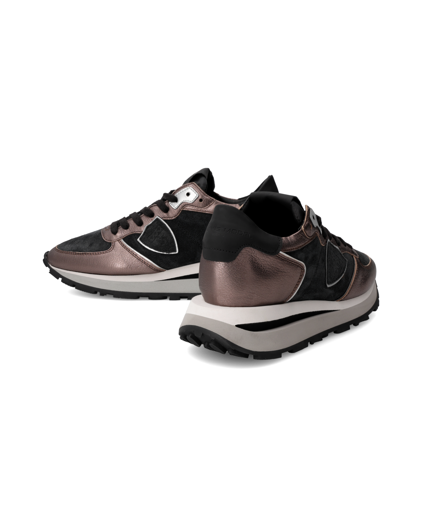 Sneaker Tropez Haute Donna, Nero e Bronzo