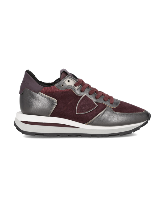 Sneakers Tropez Haute Running Women, Burgundy Anthracite