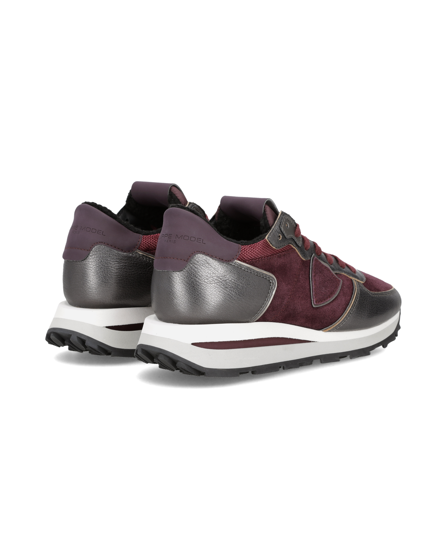 Sneakers Tropez Haute Running Women, Burgundy Anthracite
