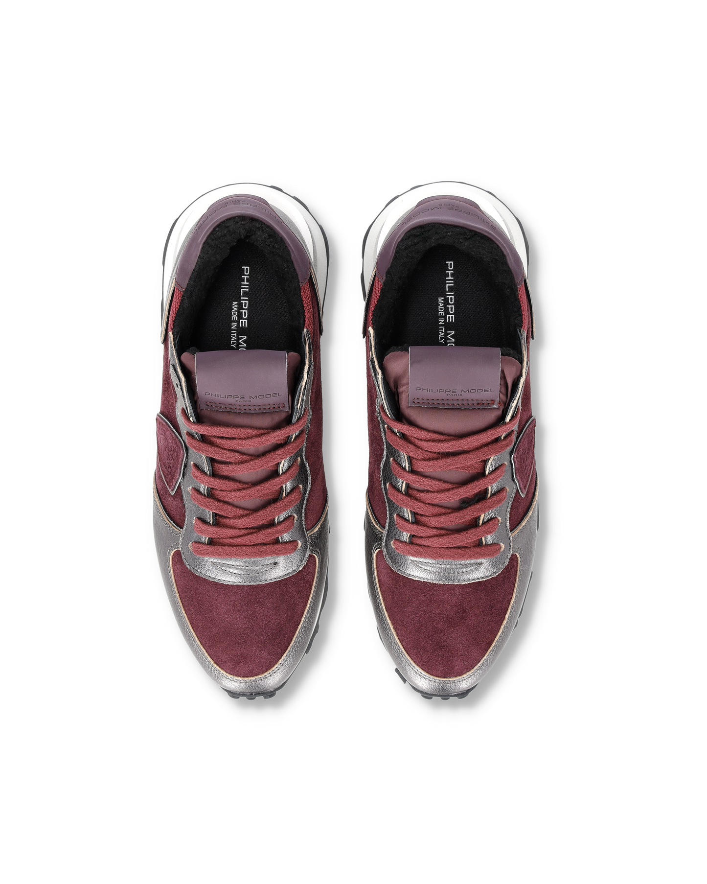 Sneakers Tropez Haute Running Women, Burgundy Anthracite