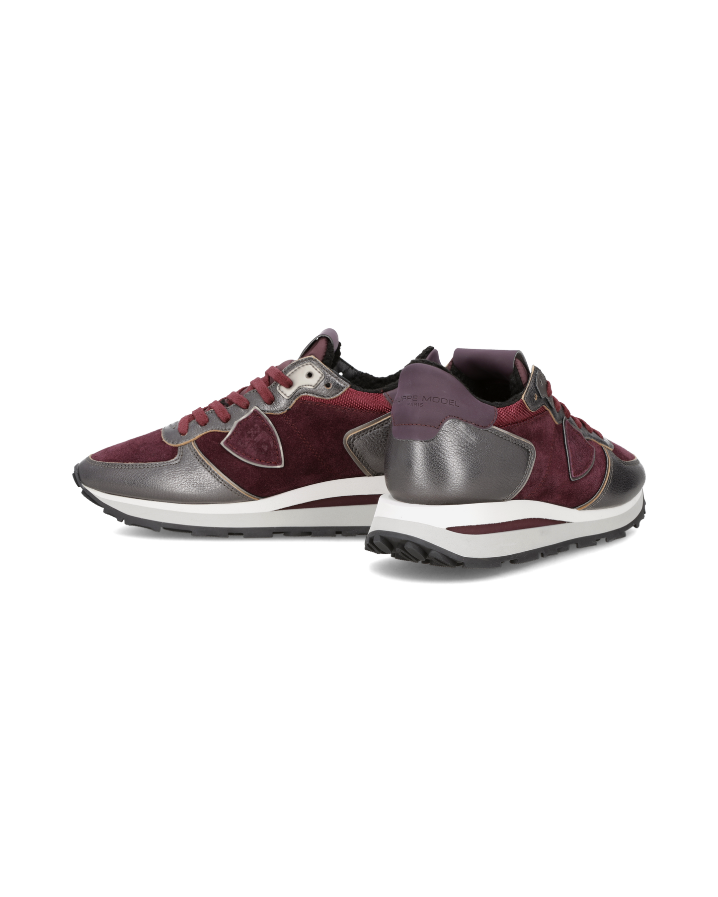 Sneakers Tropez Haute Running Women, Burgundy Anthracite