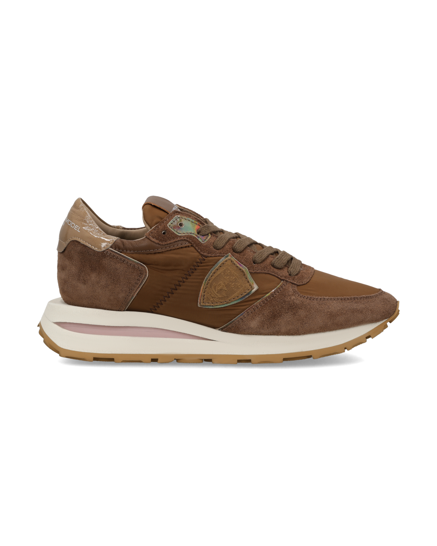 Baskets Tropez Haute Femme, Marron Cognac