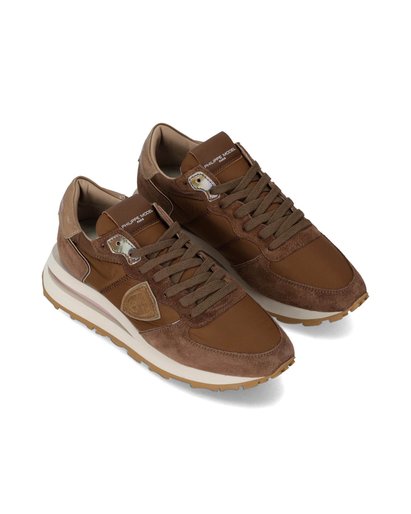 Baskets Tropez Haute Femme, Marron Cognac