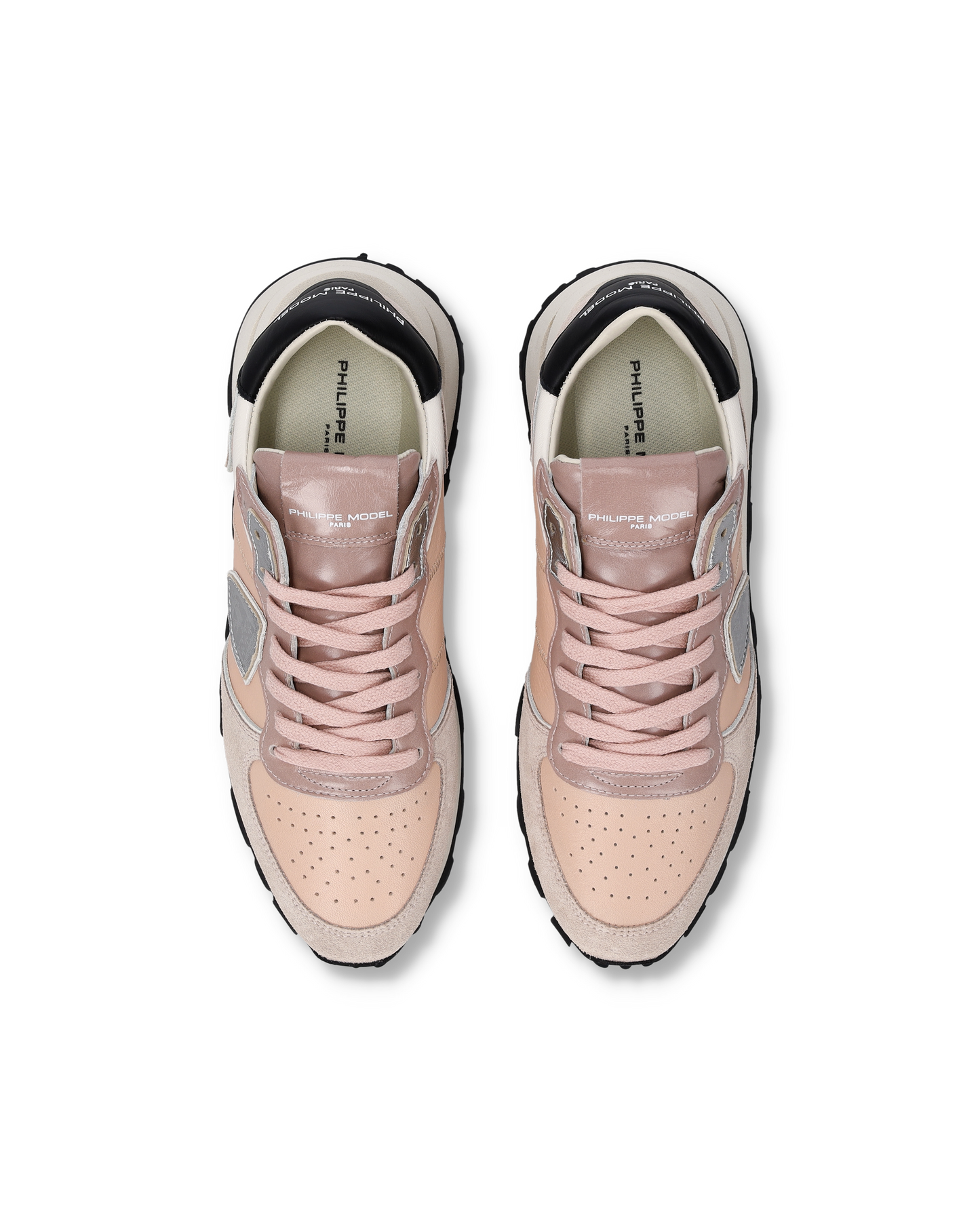 Sneakers Tropez Haute Donna, Rosa Nero