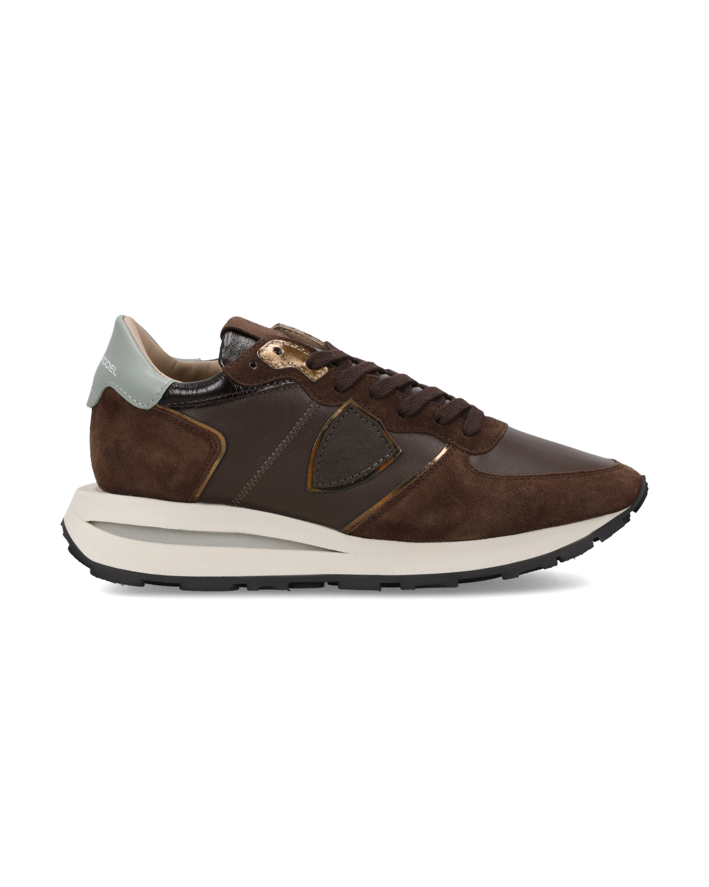 Sneakers Tropez Haute für Damen, Braun Himmelblau
