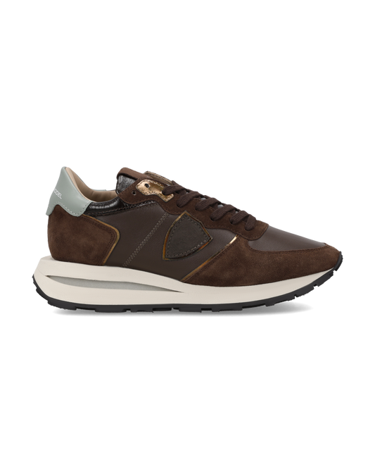 Sneakers Tropez Haute für Damen, Braun Himmelblau