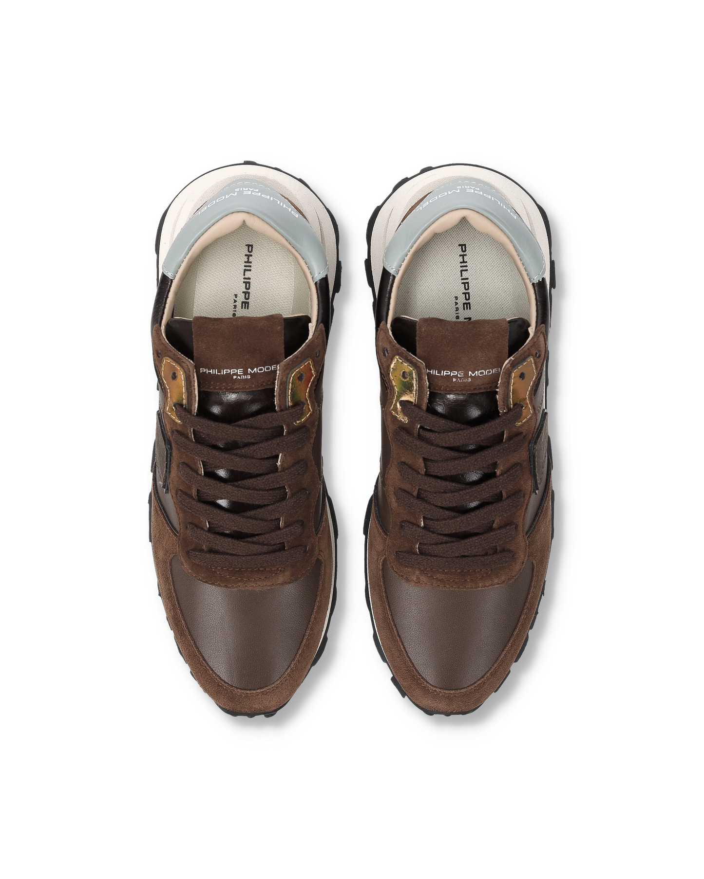 Sneakers Tropez Haute für Damen, Braun Himmelblau