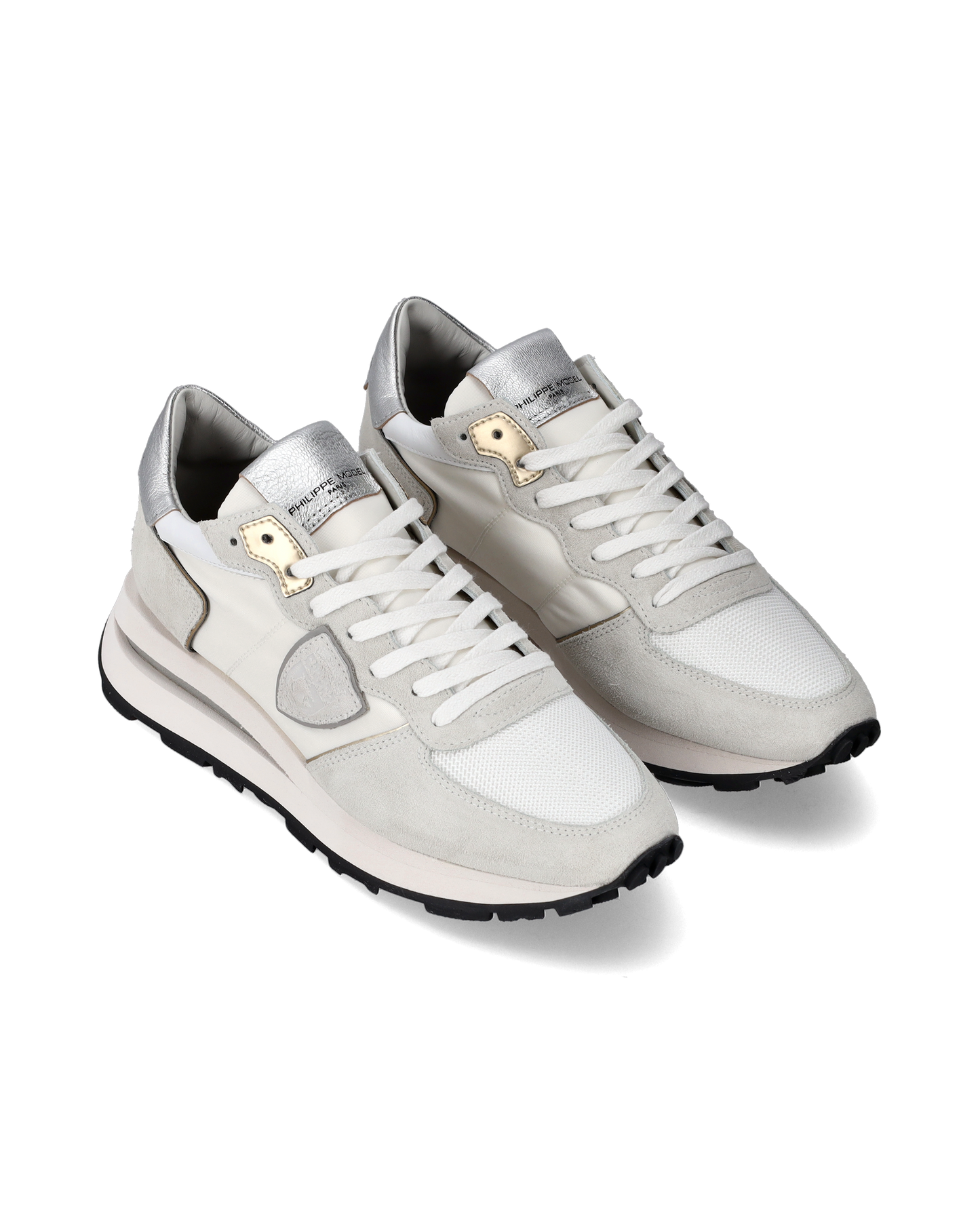 Sneakers Tropez Haute Women, White Silver