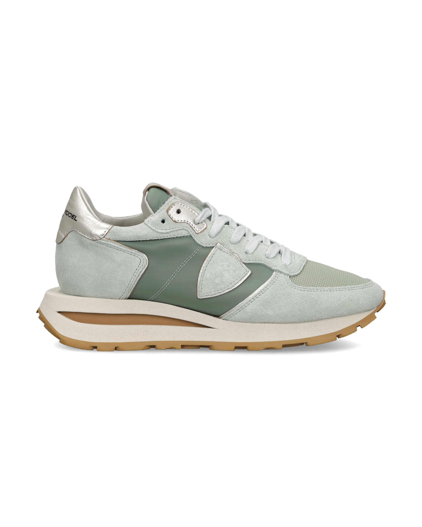Sneakers Tropez Haute Donna con dettagli metal, Verde Acqua