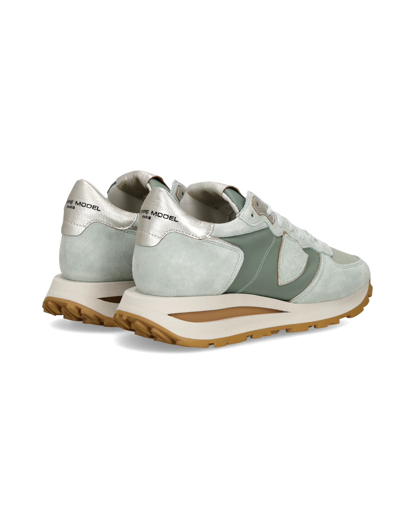 Sneakers Tropez Haute Donna con dettagli metal, Verde Acqua