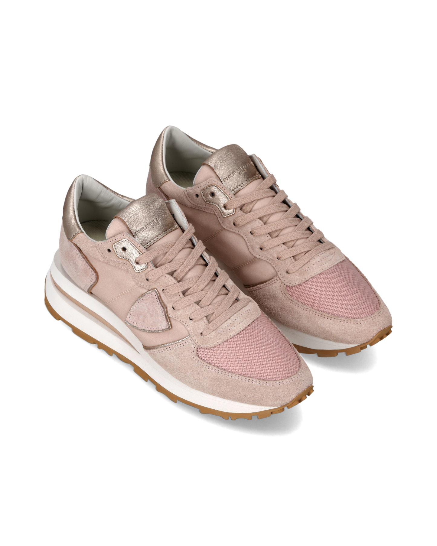 Sneakers Tropez Haute Donna con dettagli metallici, Nude