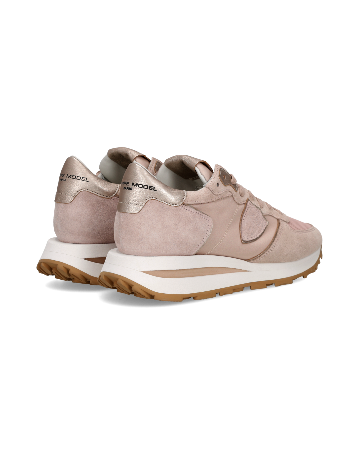 Sneakers Tropez Haute Donna con dettagli metallici, Nude