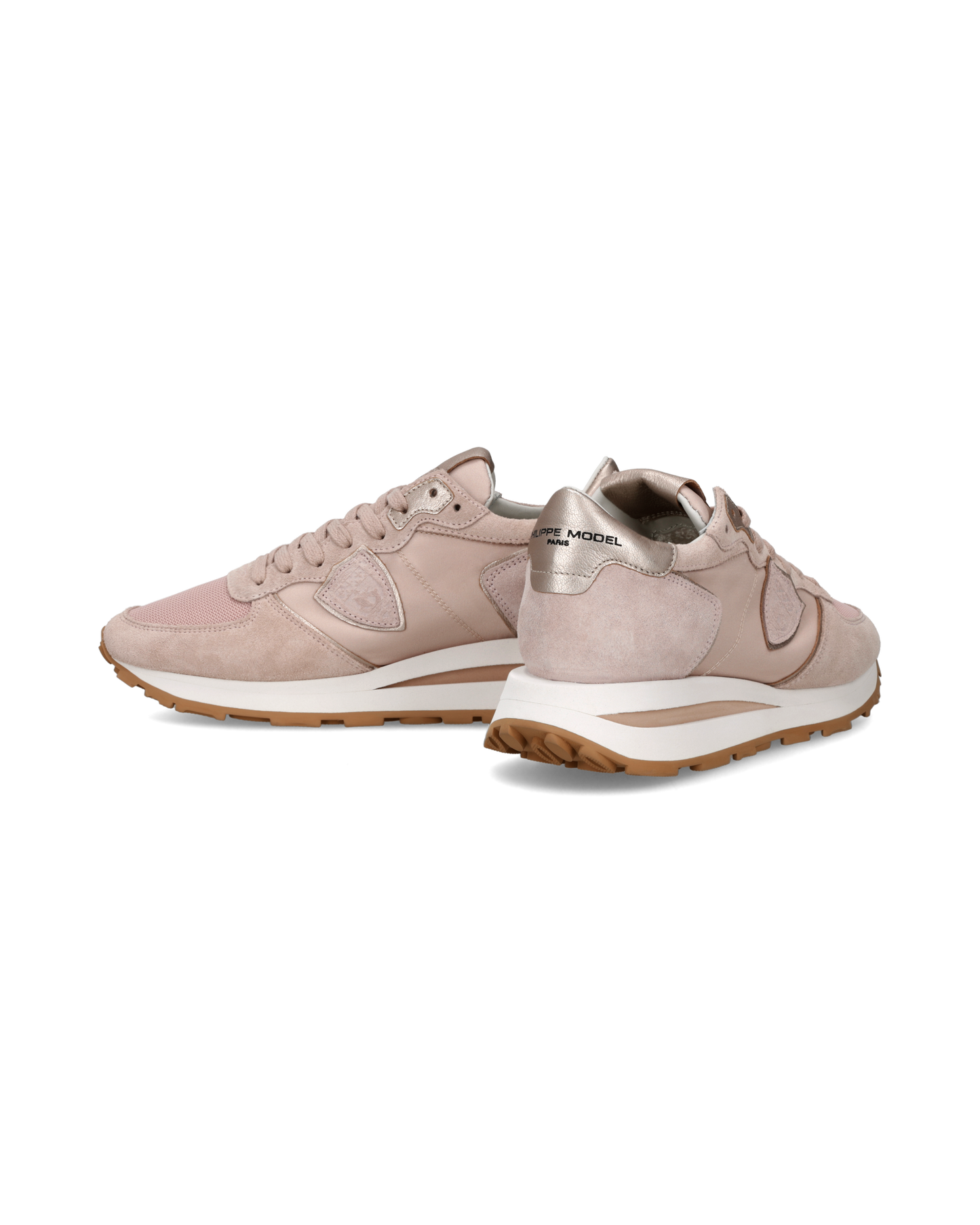 Sneakers Tropez Haute Donna con dettagli metallici, Nude
