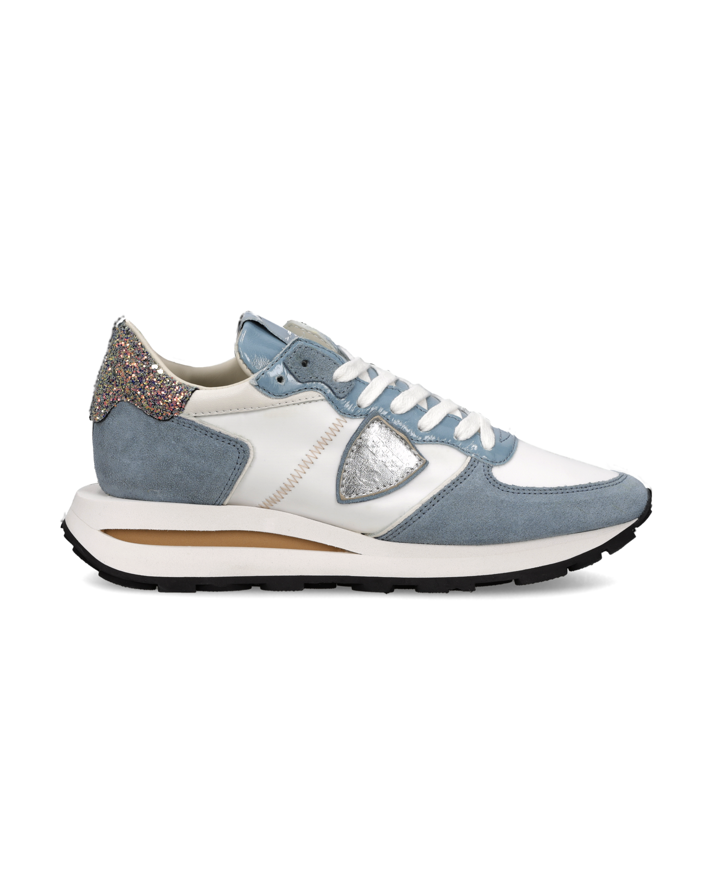 Sneakers Tropez Haute Donna, Bianco Azzurro 