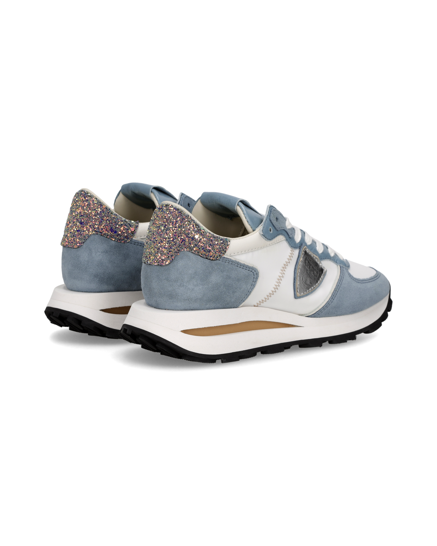 Sneakers Tropez Haute Donna, Bianco Azzurro 