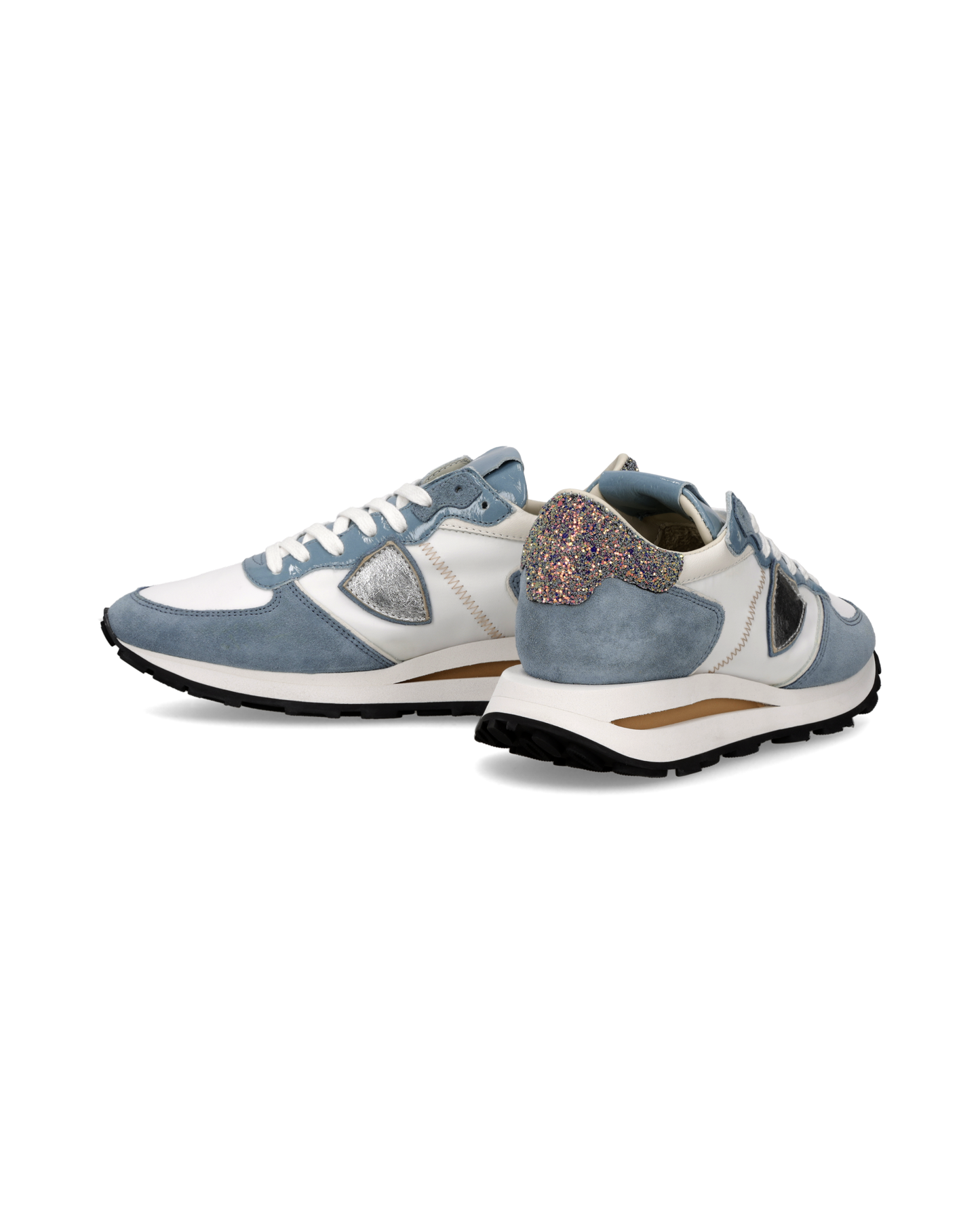 Sneakers Tropez Haute Donna, Bianco Azzurro 