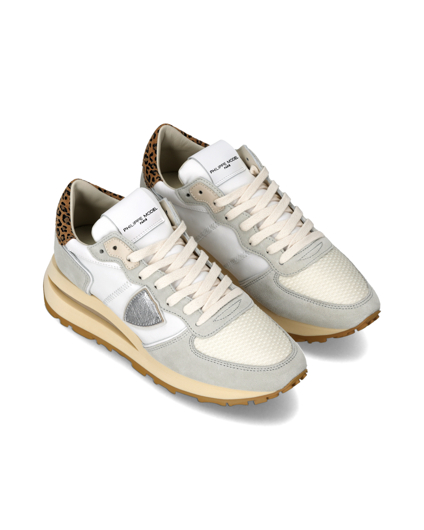 Sneakers Tropez Haute Women, White Beige
