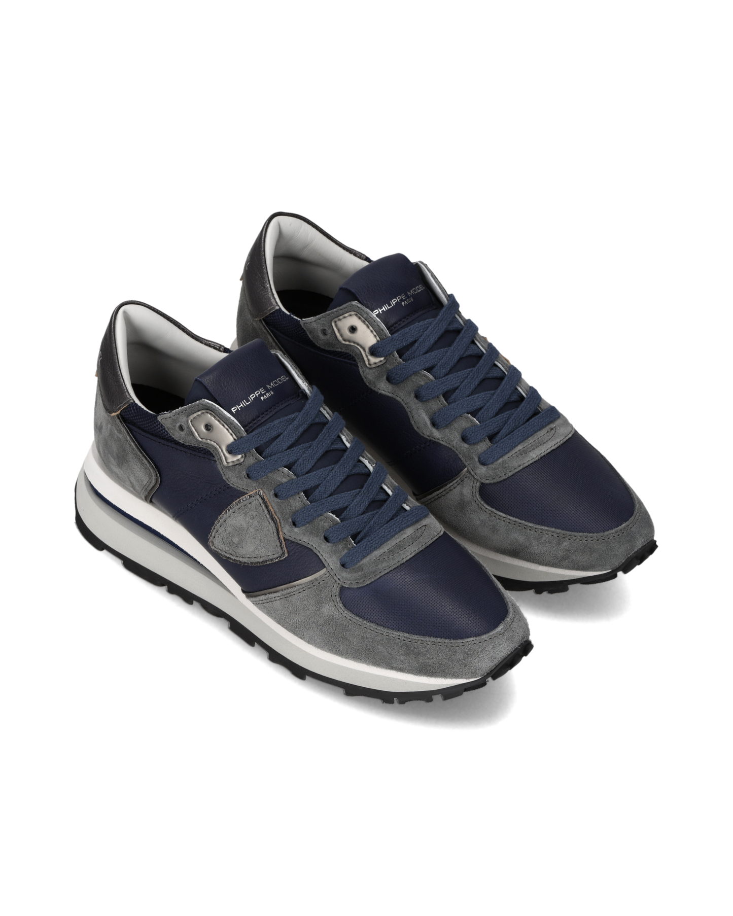 Damessneakers Tropez Haute, Blauw Grijs