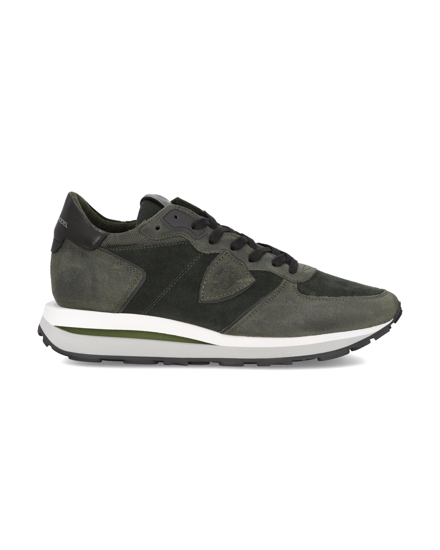 Sneakers Tropez Haute Uomo, Verde Militare Bianco