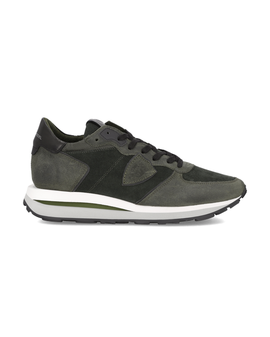 Sneakers Tropez Haute Uomo, Verde Militare Bianco