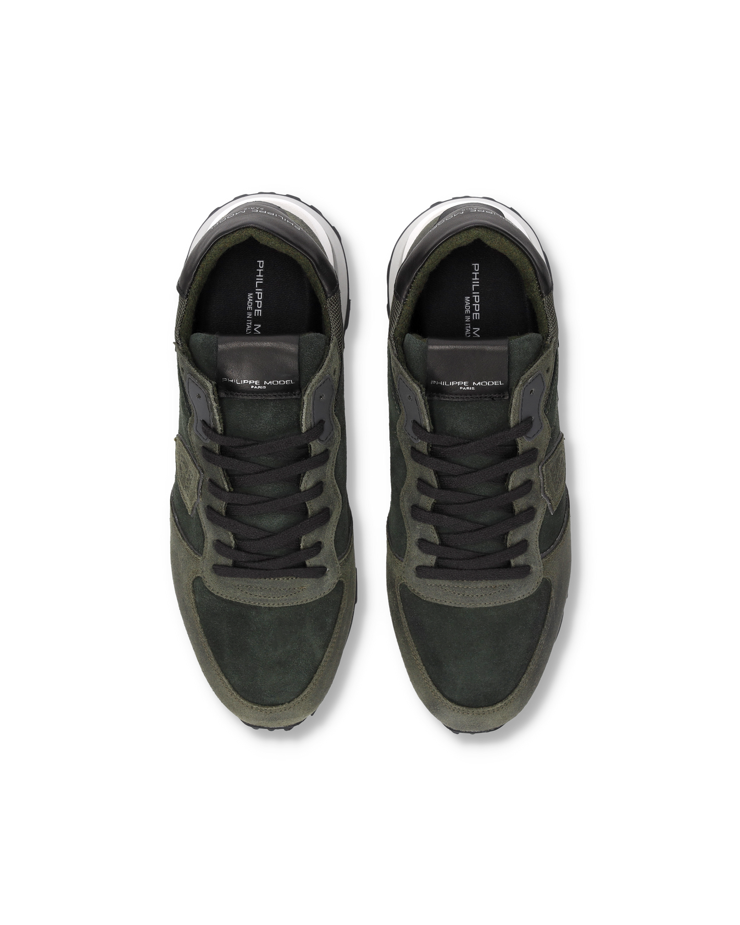 Sneakers Tropez Haute Uomo, Verde Militare Bianco