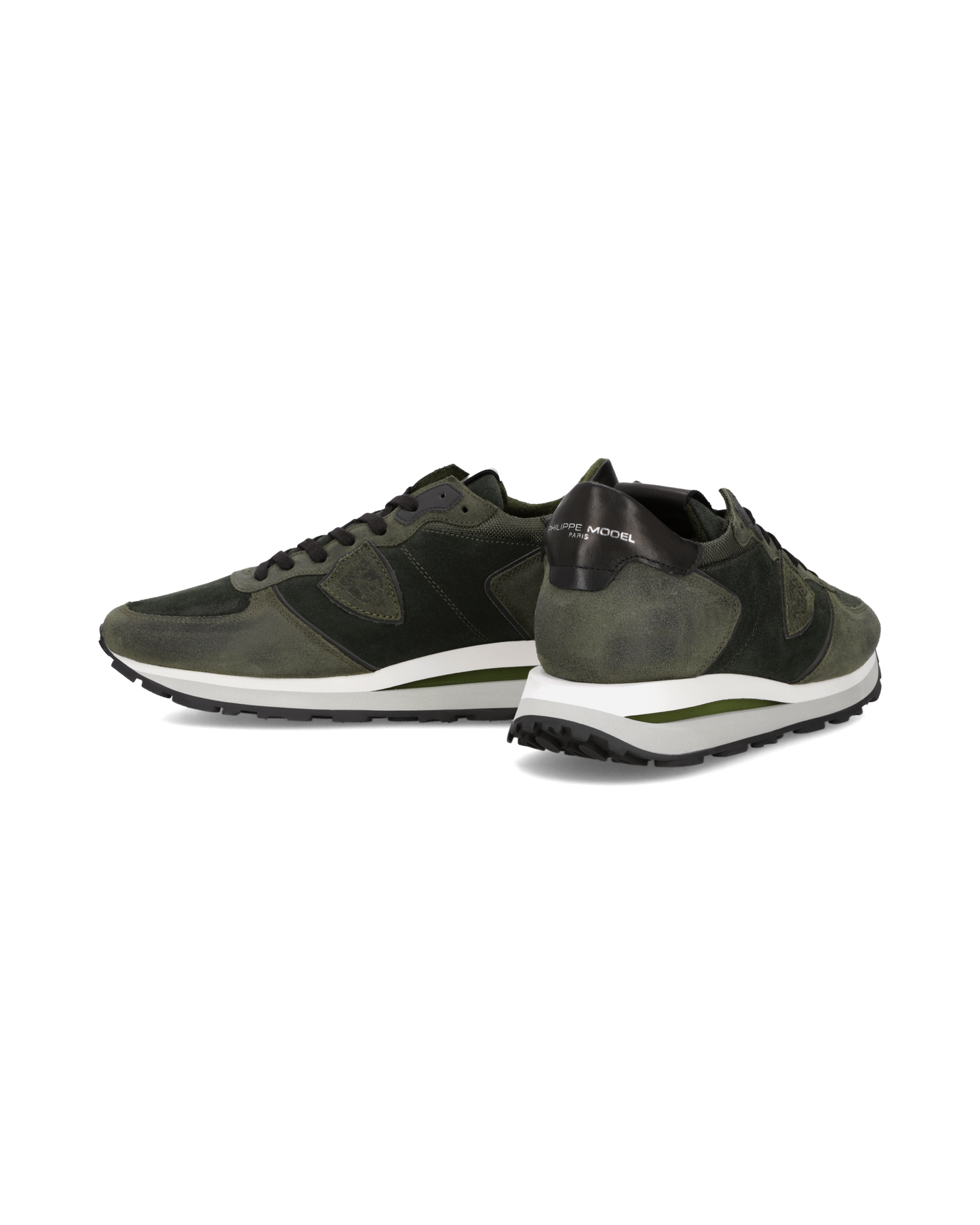 Sneakers Tropez Haute Uomo, Verde Militare Bianco