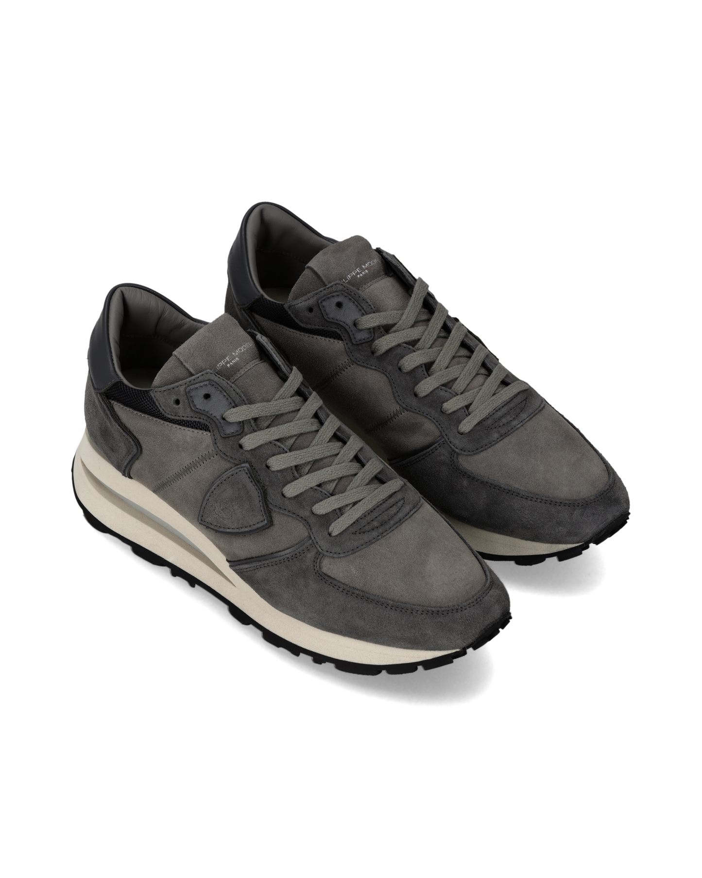 Baskets Tropez Haute Homme, Gris Anthracite Taupe