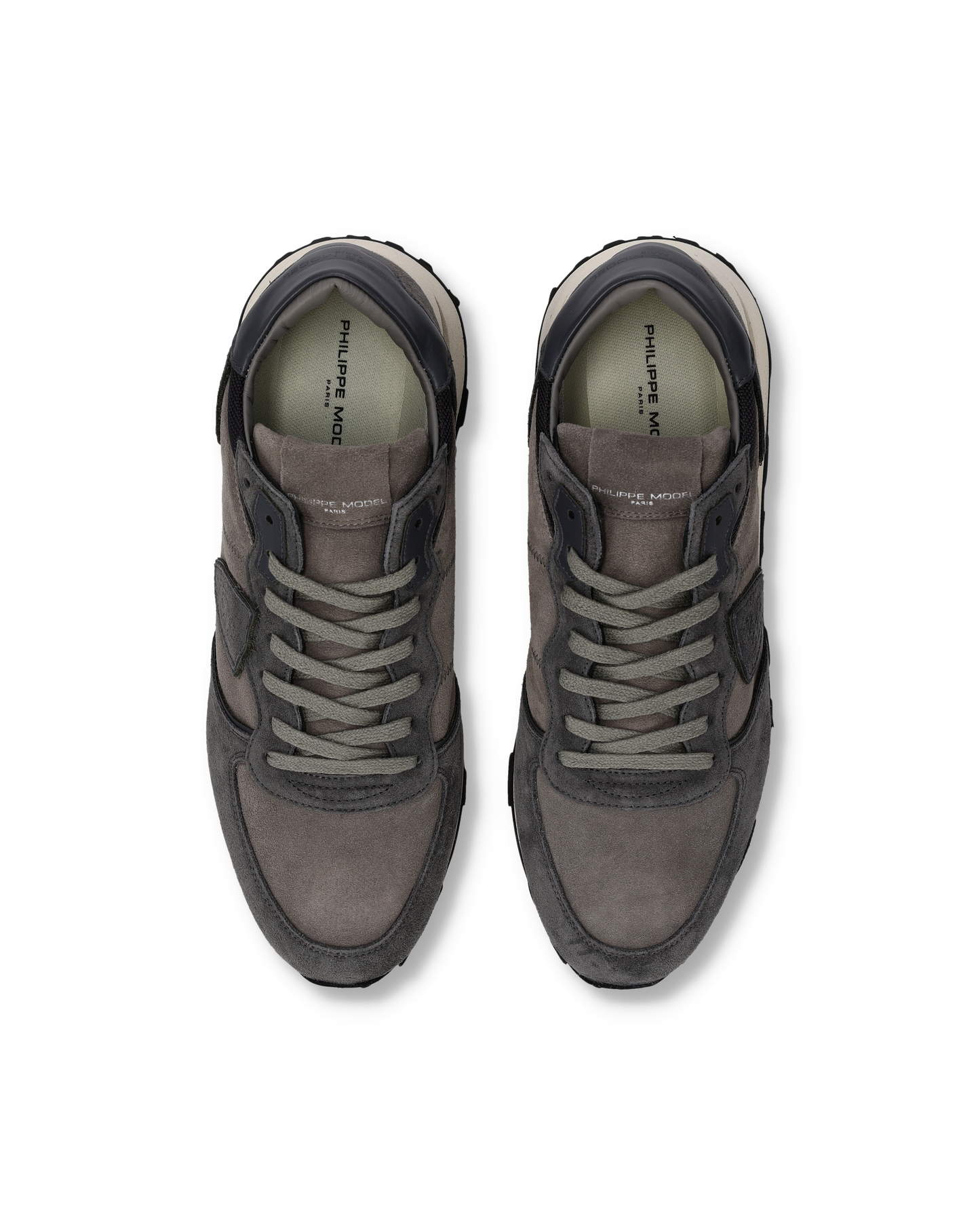 Baskets Tropez Haute Homme, Gris Anthracite Taupe