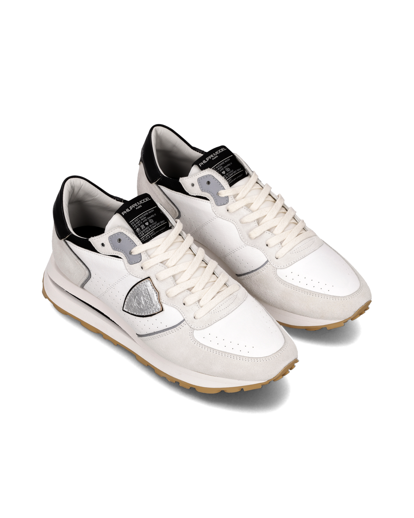 Sneakers Tropez Haute Uomo, Bianco Nero