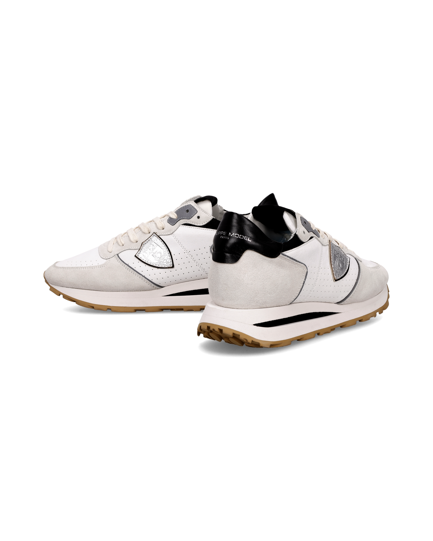 Sneakers Tropez Haute Uomo, Bianco Nero