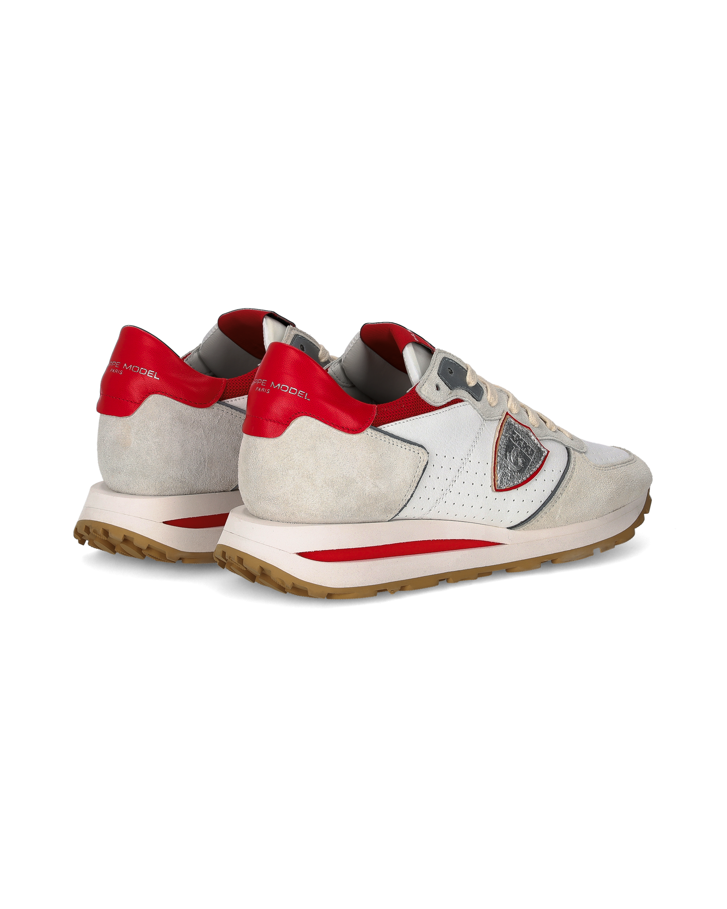 Sneakers Tropez Haute Running Men, White Red