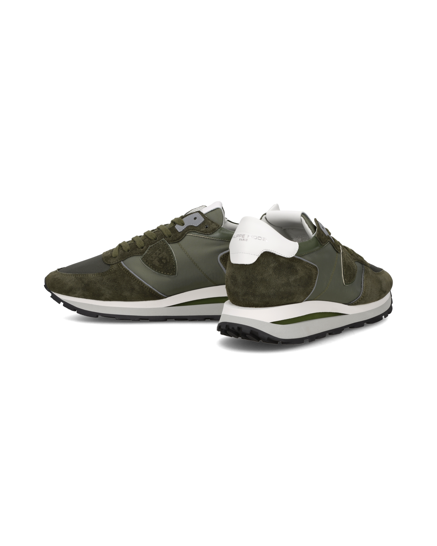 Sneakers Tropez Haute Uomo, Verde Militare Bianco