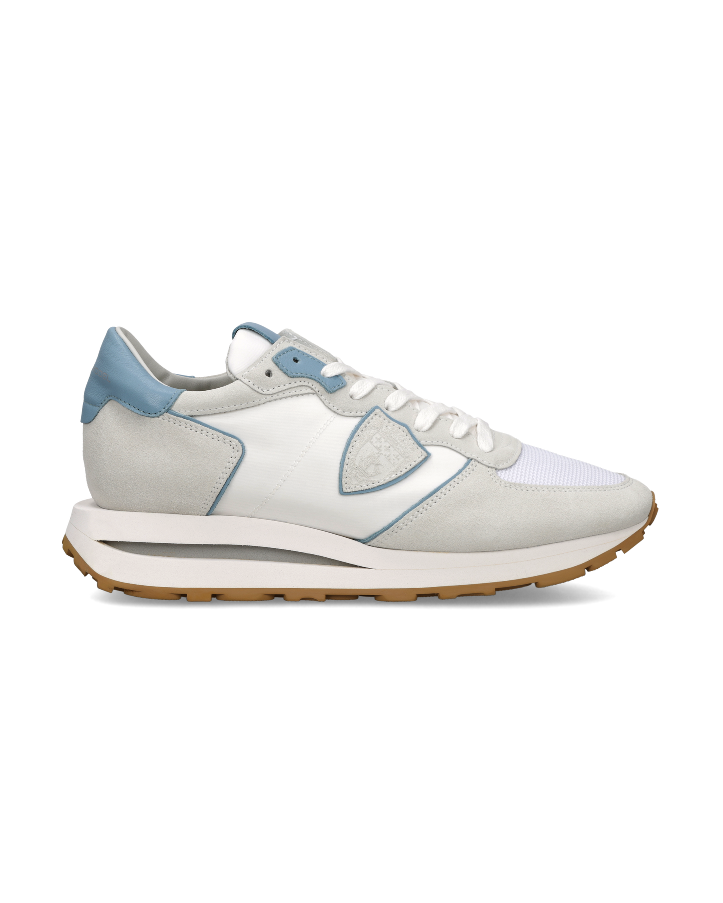 Sneakers Tropez Haute Uomo, Bianco Avio Grigio