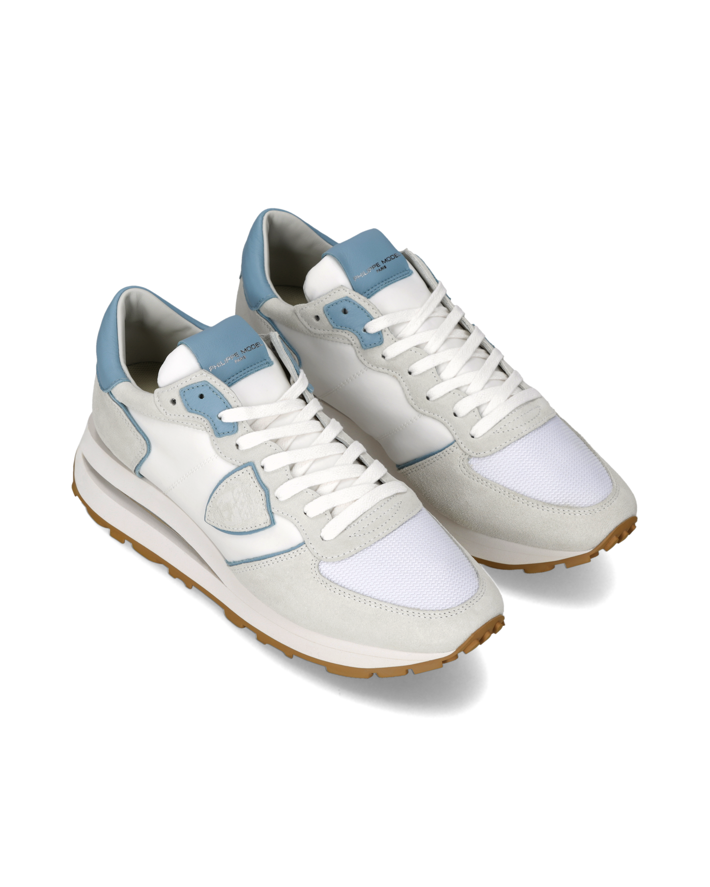 Sneakers Tropez Haute Uomo, Bianco Avio Grigio