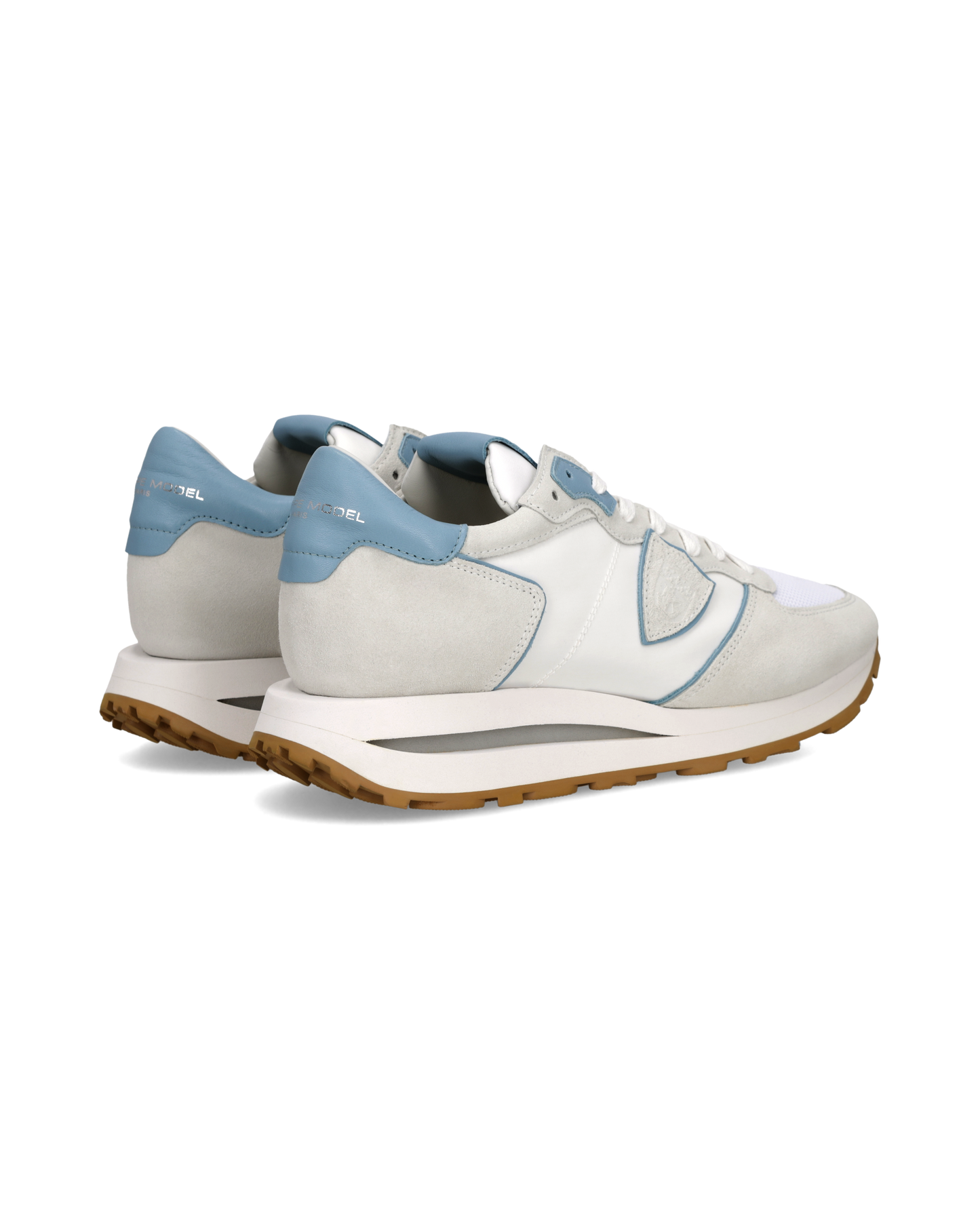 Sneakers Tropez Haute Uomo, Bianco Avio Grigio