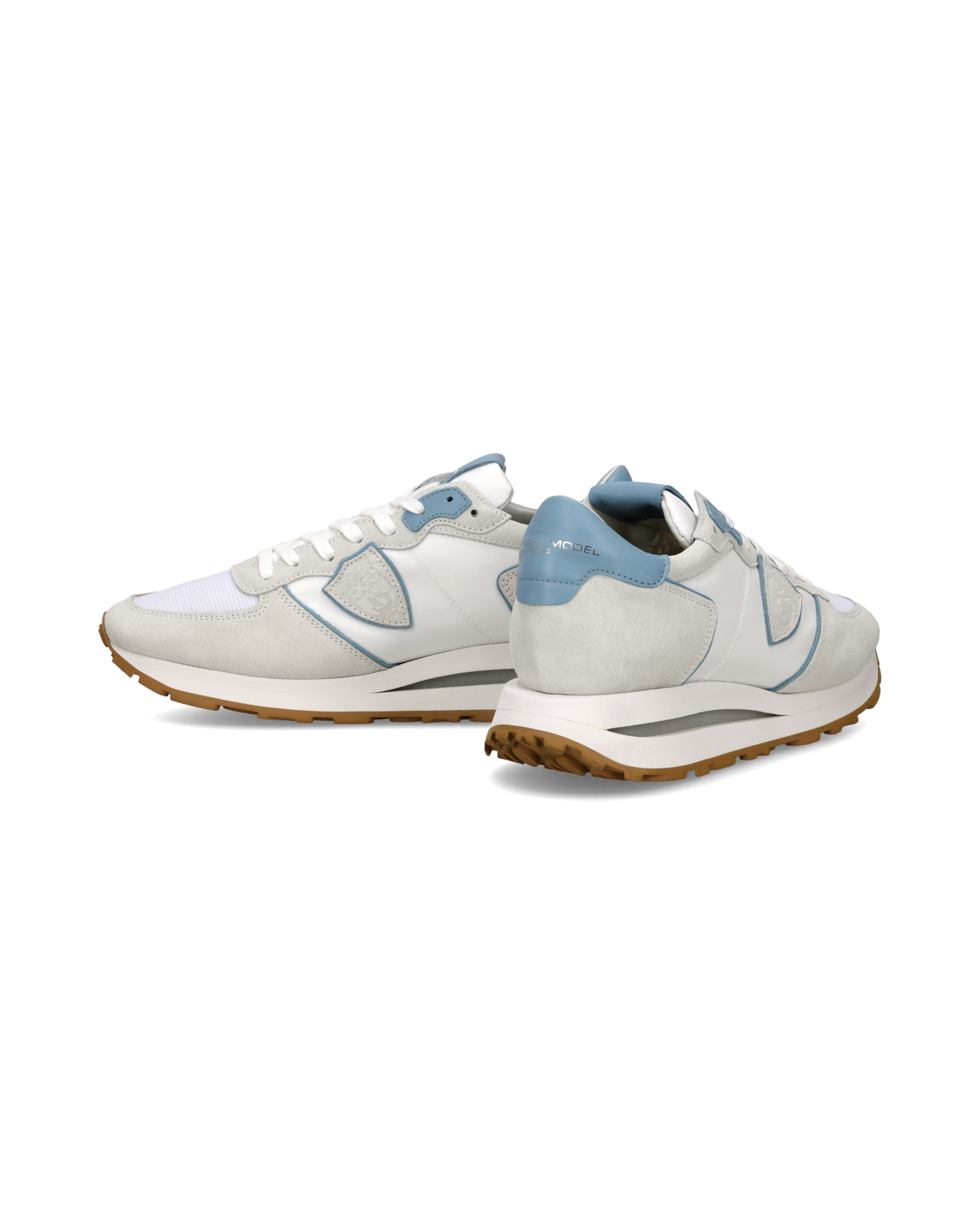 Sneakers Tropez Haute Uomo, Bianco Avio Grigio