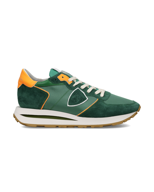 Sneakers Tropez Haute Uomo, Verde Arancione
