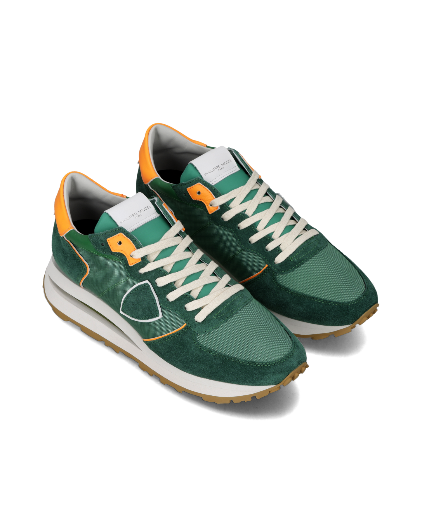 Sneakers Tropez Haute Uomo, Verde Arancione