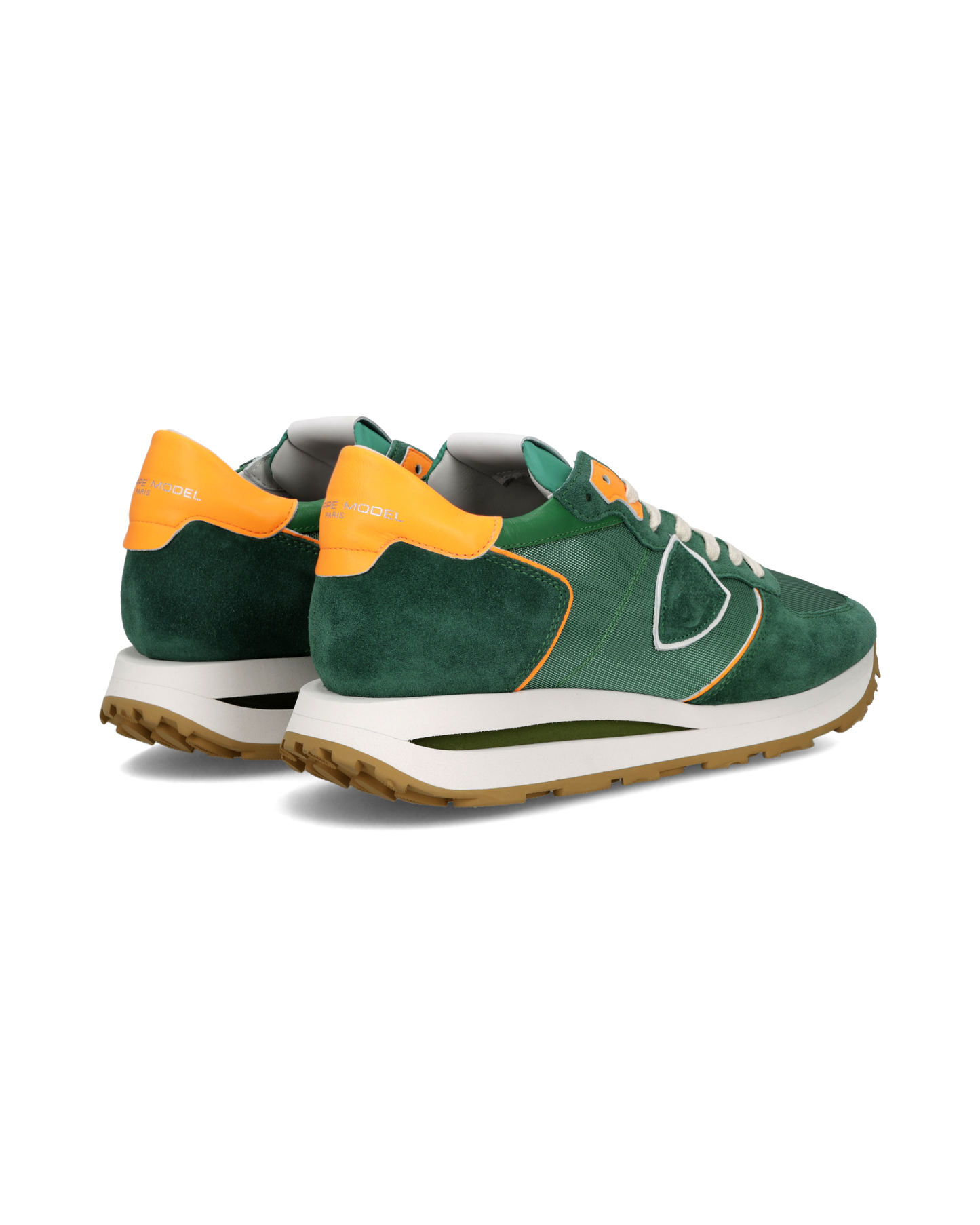 Sneakers Tropez Haute Uomo, Verde Arancione