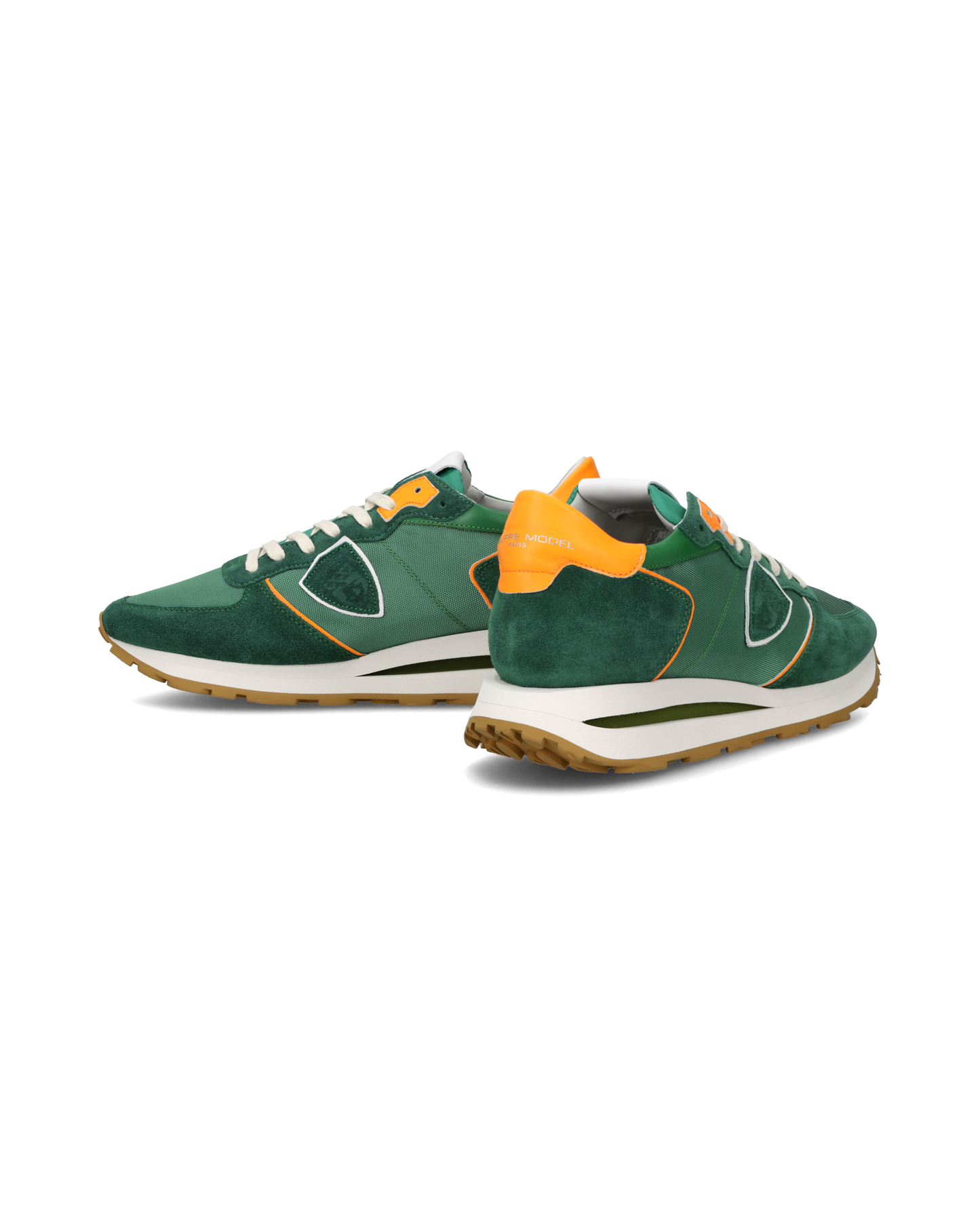 Sneakers Tropez Haute Uomo, Verde Arancione