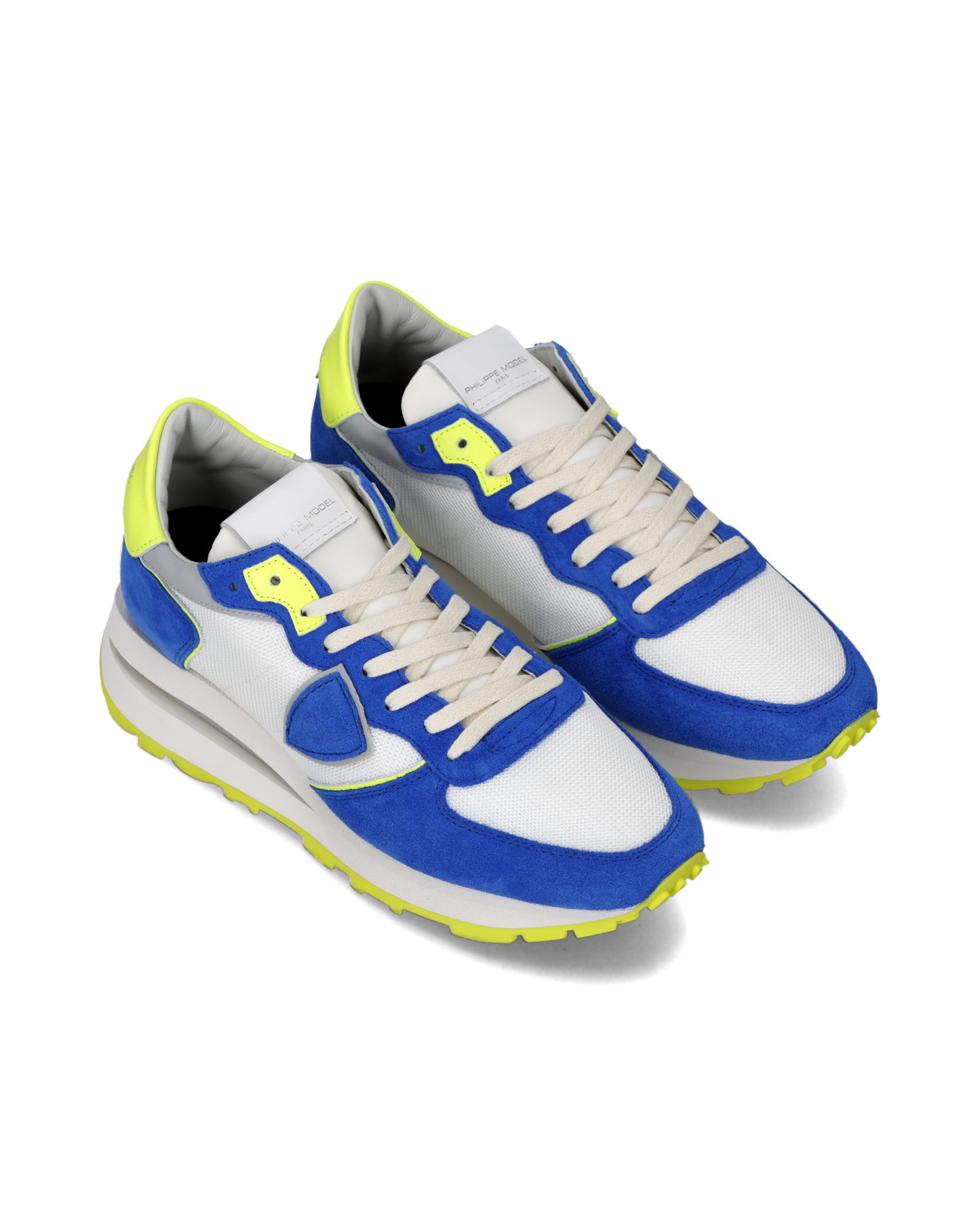 Sneakers Tropez Haute Uomo, Bianco Bluette