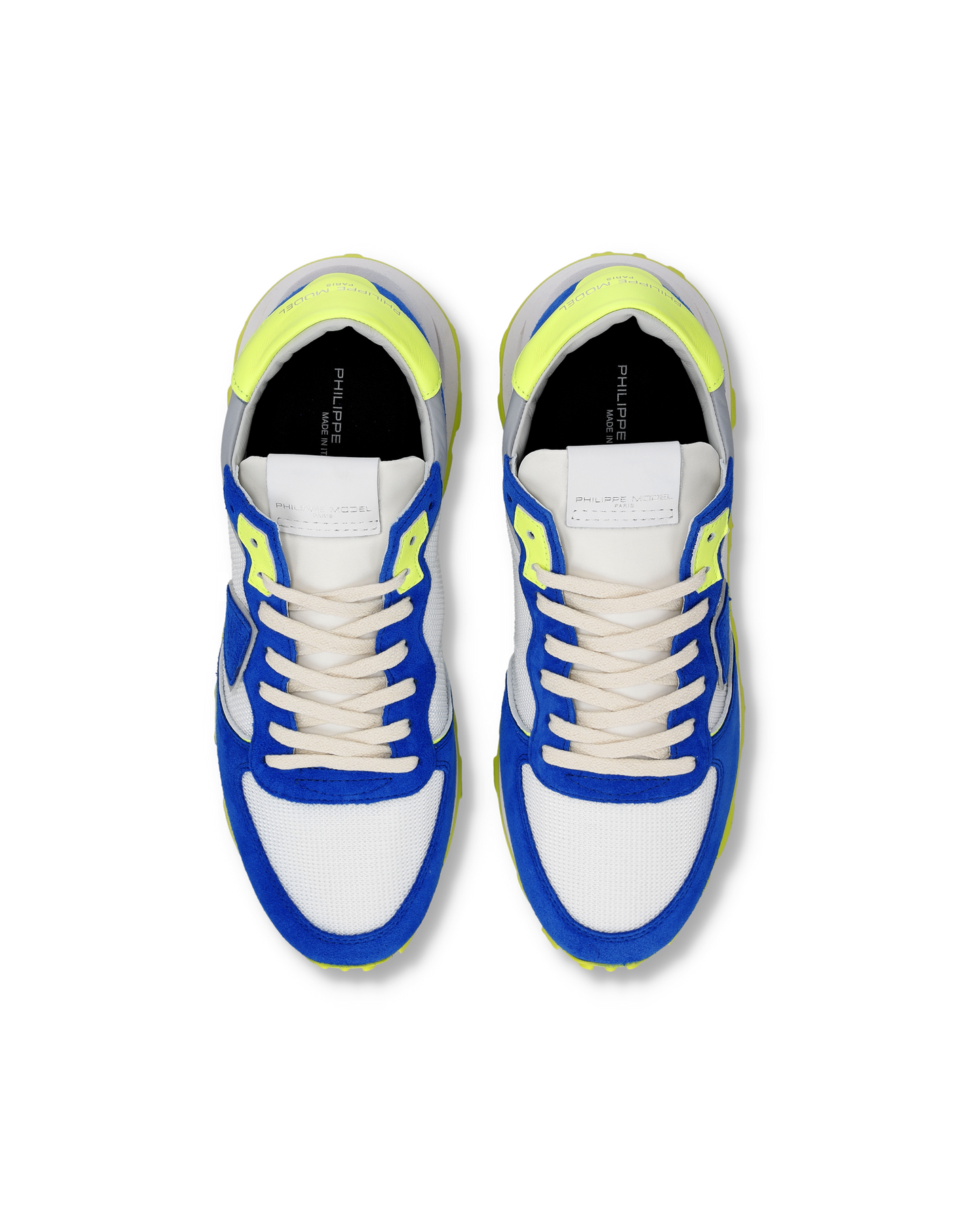 Sneakers Tropez Haute Uomo, Bianco Bluette