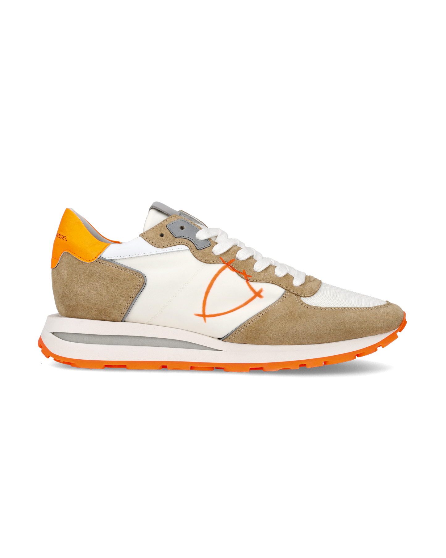 Sneaker basse Tropez Haute uomo - bianco e arancio