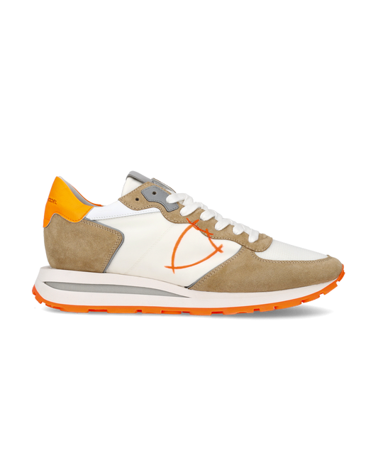 Sneaker basse Tropez Haute uomo - bianco e arancio